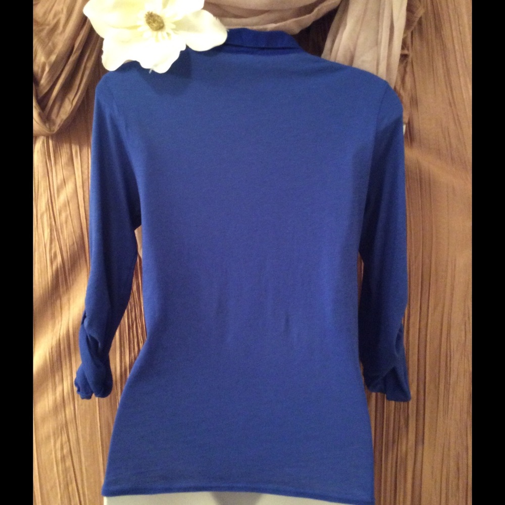 Splendid💕3/4 Sleeve Mix Media Top - Picture 2 of 8