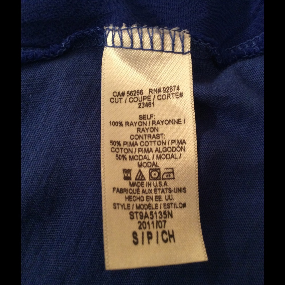 Splendid💕3/4 Sleeve Mix Media Top - Picture 5 of 8