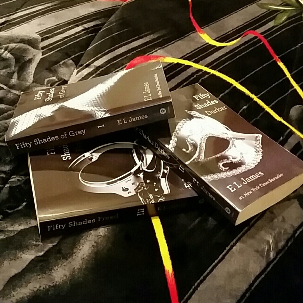 Fifty Shades of Grey paperback books set of 3