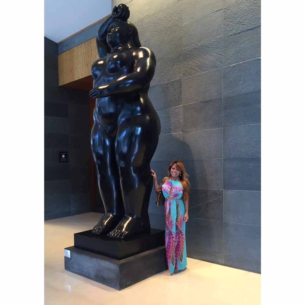 Maxi Boho Adjustable Dress With Double High Slits. - Picture 3 of 7