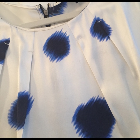 Ann Taylor Short Sleeve Silk Top - Picture 2 of 3