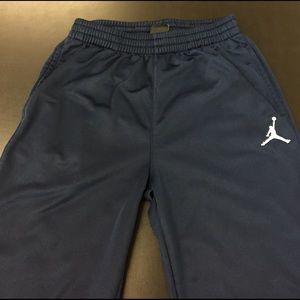Jordan pants, tapered bottom.