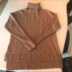 Jcrew Turtleneck Sweater Camel- Wool Blend!