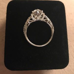 Russian Hearts Diamond Ring size 6