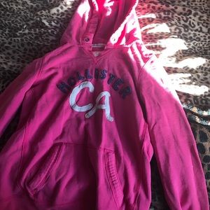 Hollister- pink hoodie