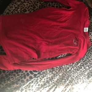 Hollister- red long sleeve