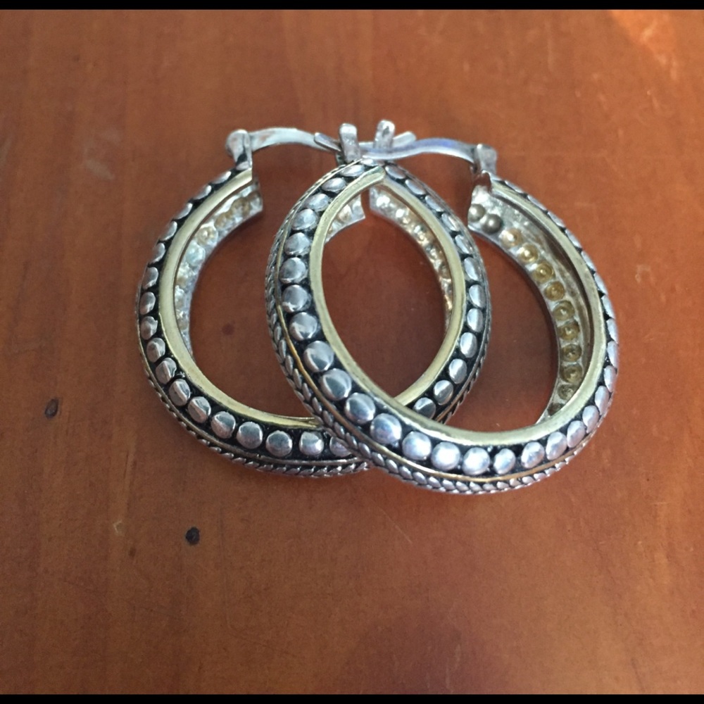 Designed Hoop Earrings