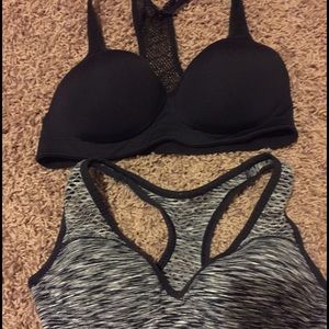 VS PINK yoga bras small