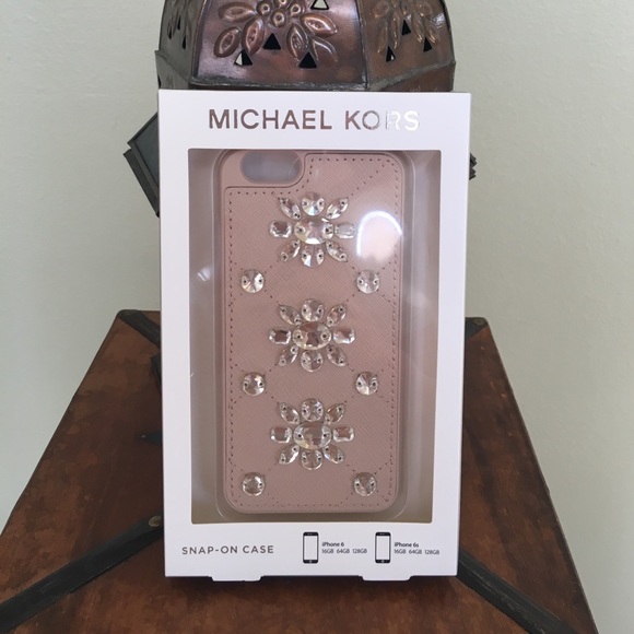 Michael Kors Accessories - MICHAEL KORS EMBELLISHED PHONE CASE