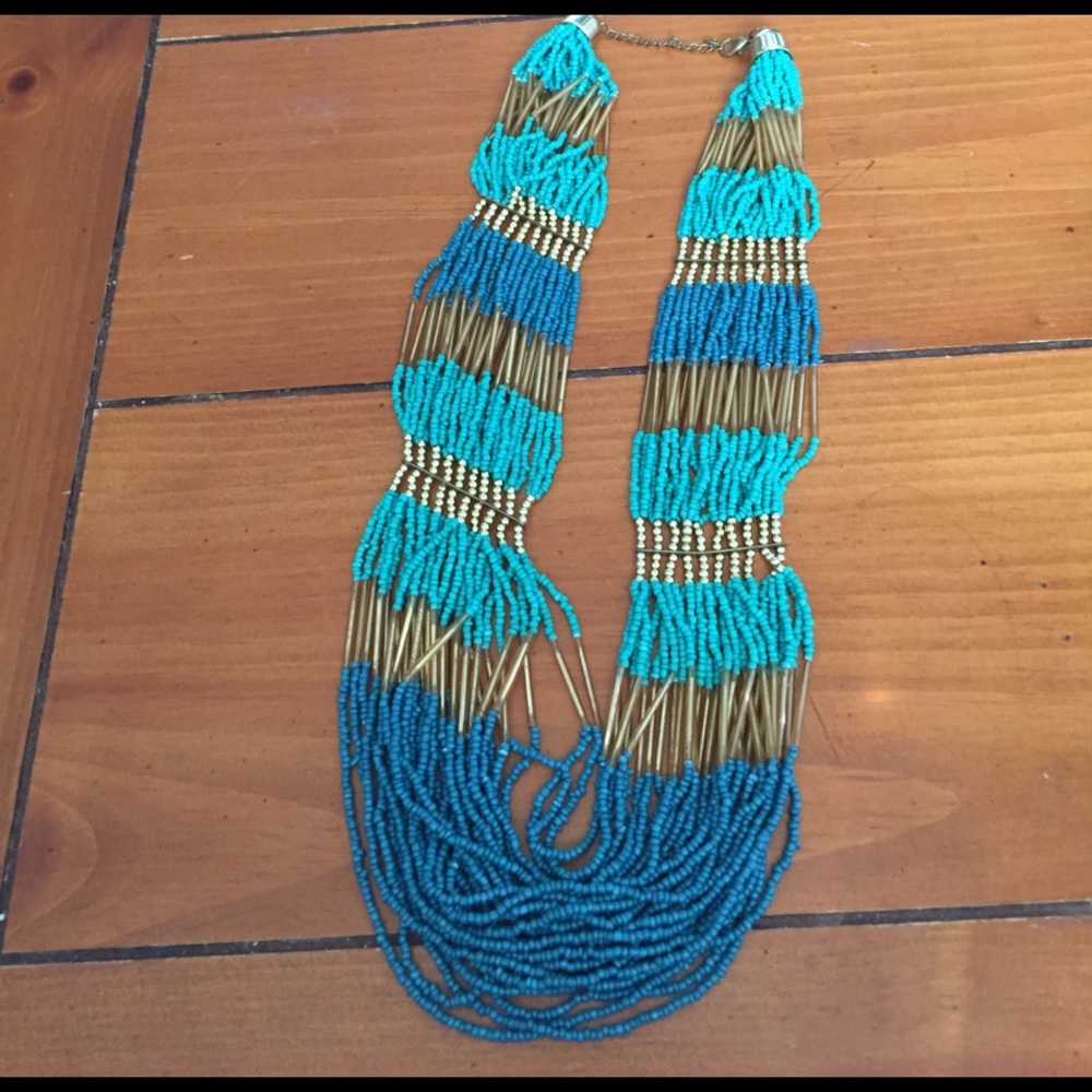 Beaded Statement Necklace