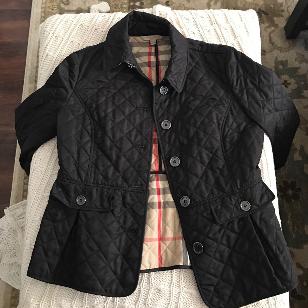 Burberry quilted women's coat