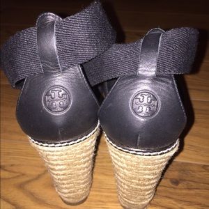Tory Burch Wedges Black