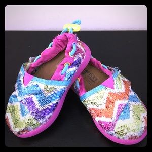 Multi-color Sequined Bobs by Skechers