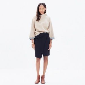 Madewell Overlap City Skirt