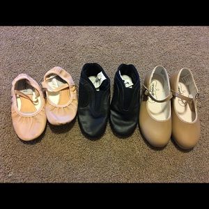 Revolution brand ballet, jazz and tap shoes