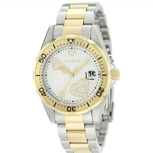 Big Sale, $800 Invicta heart two-tone watch main image 6