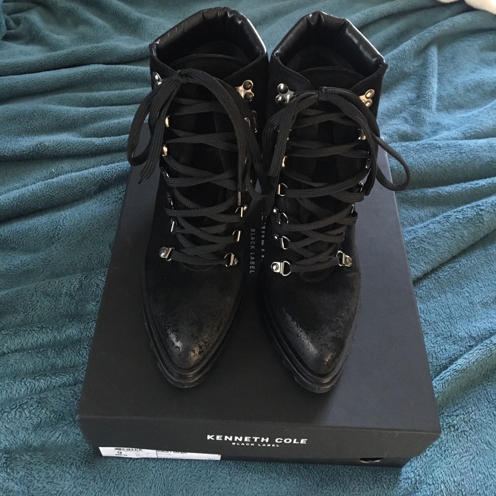 Brand new Kenneth Cole suede, and leather pumps