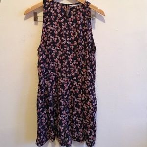 Zara Floral Romper with Keyhole Back