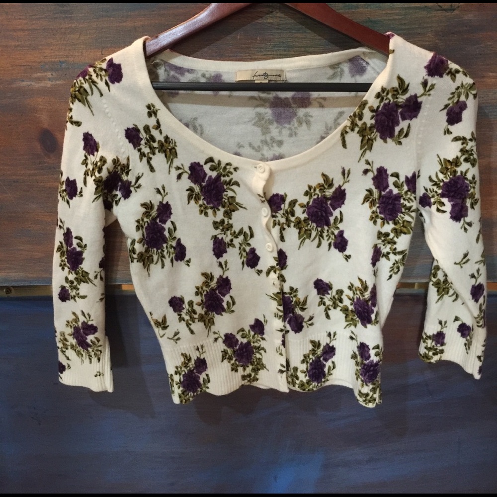 Floral cardigan