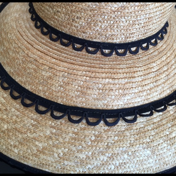 Sutton/Studio beige/black large brim hat - Picture 2 of 6