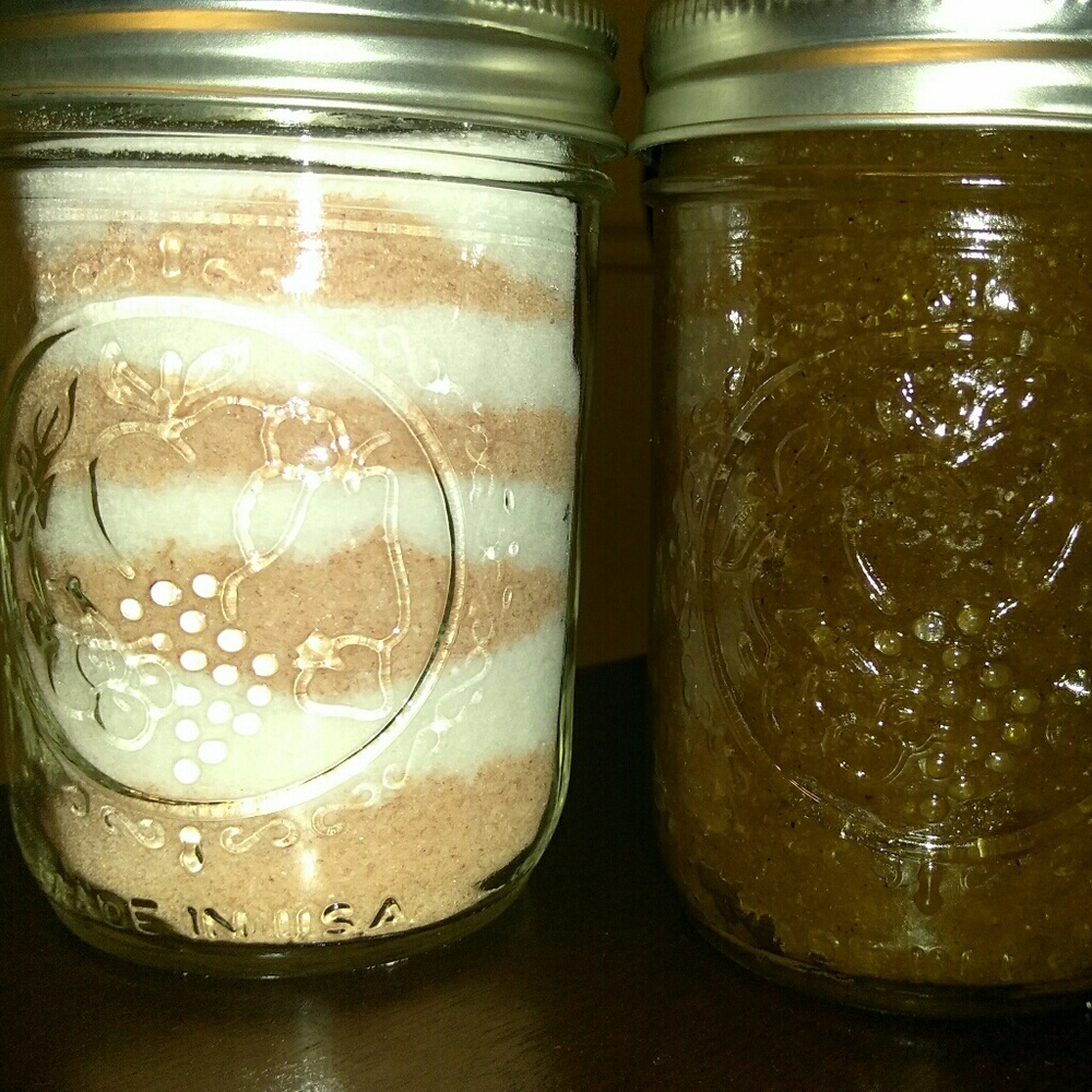 Bath salt and sugar scrub