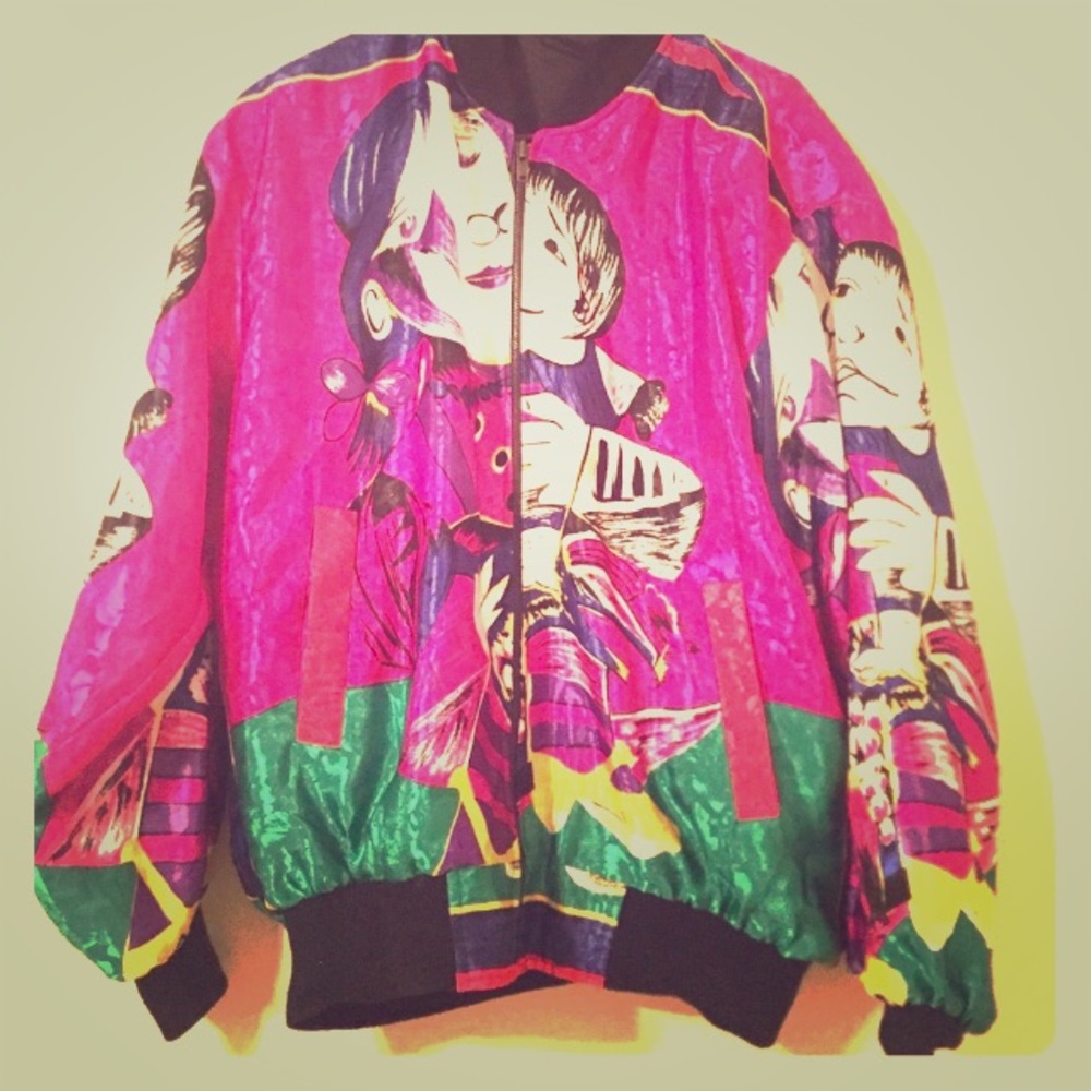 Pretty Retro Vintage Reversible Bomber
