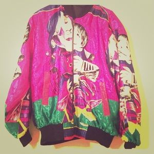 Pretty Retro Vintage Reversible Bomber
