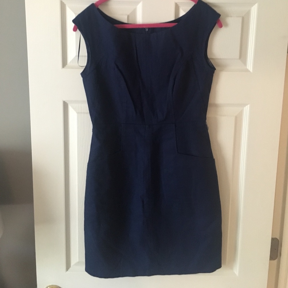 Jessica Simpson Career Dress - Navy Blue - Size 8