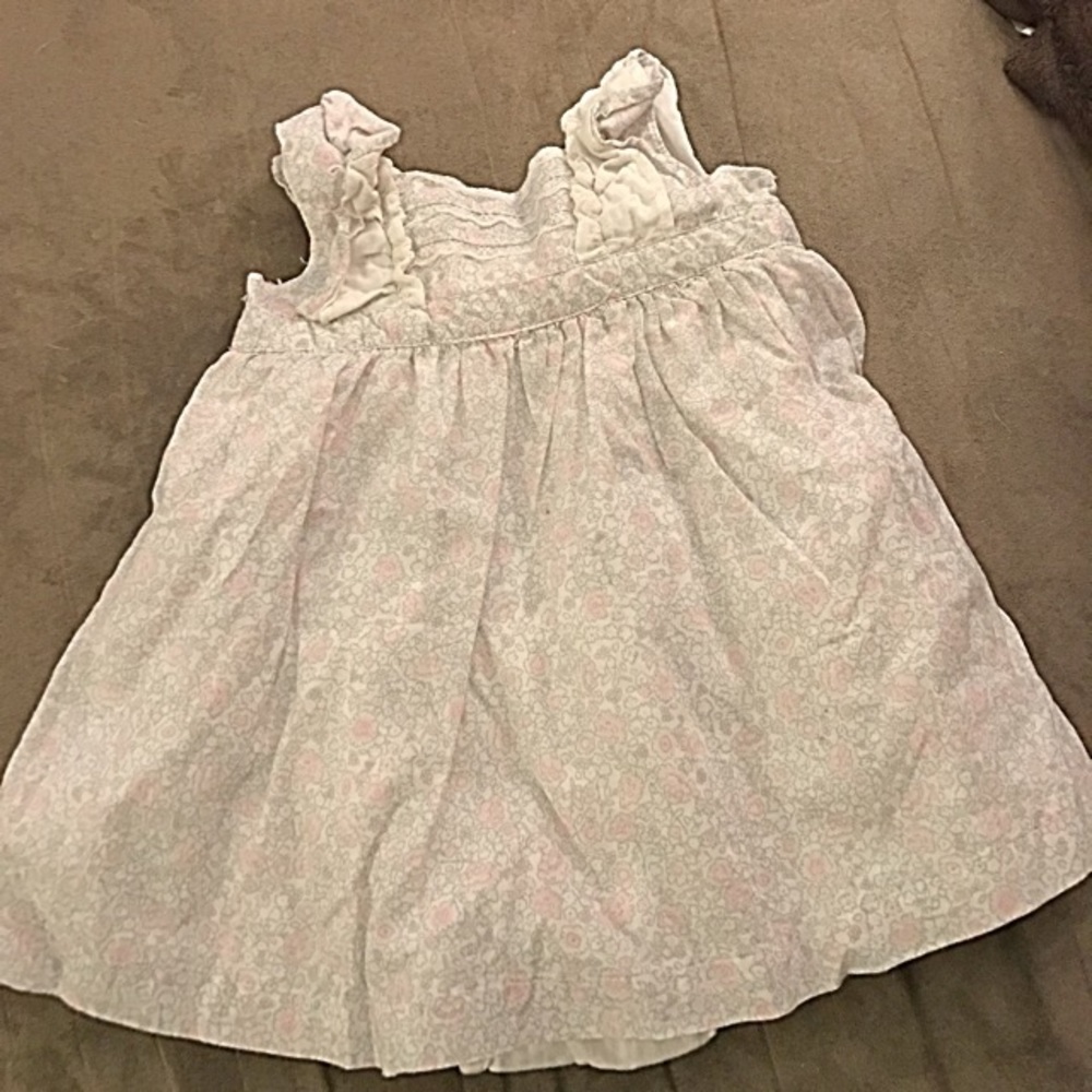 Baby girl floral sleeveless dress