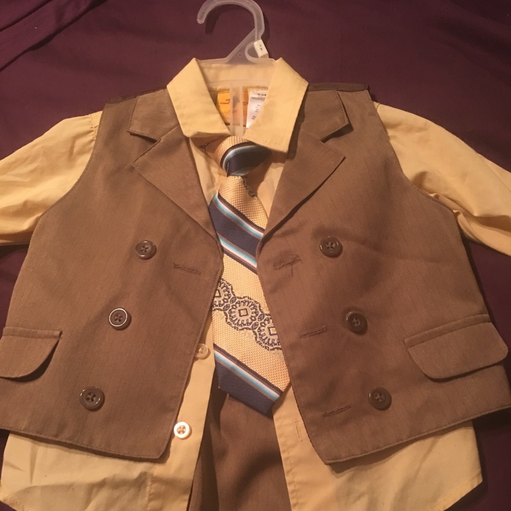 4 piece kids dress suit