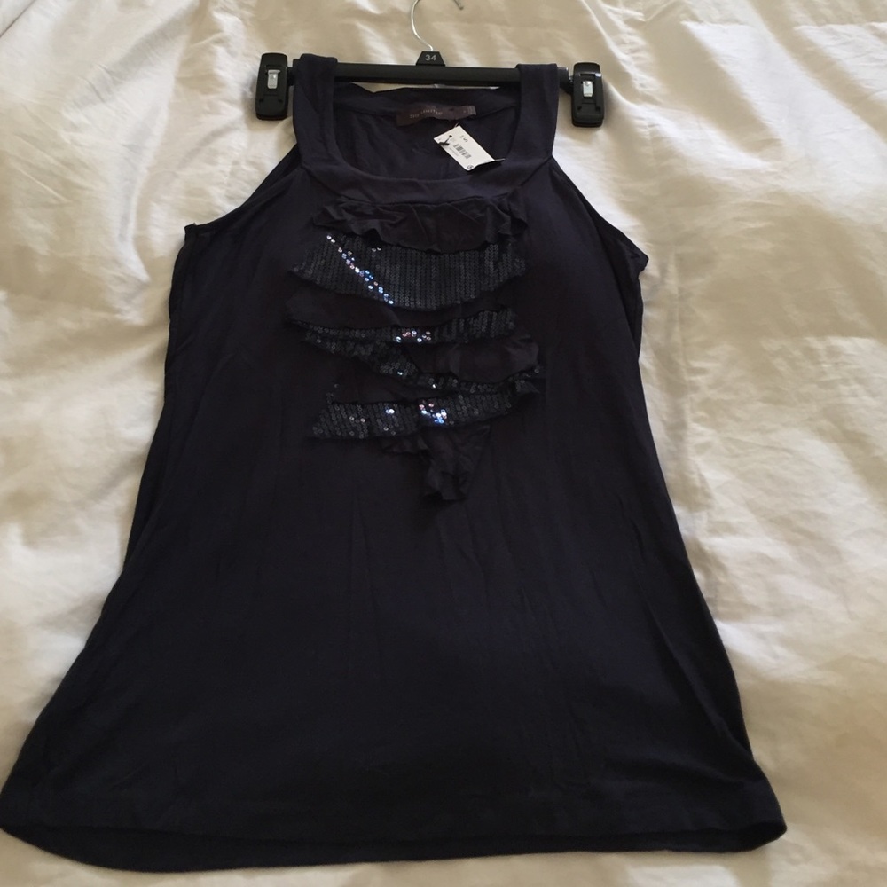 Navy blue shirt. Small.  Never worn