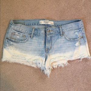 Abercrombie & Fitch destroyed jean shorts