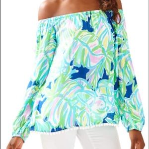 NWT Lilly Pulitzer off the shoulder top