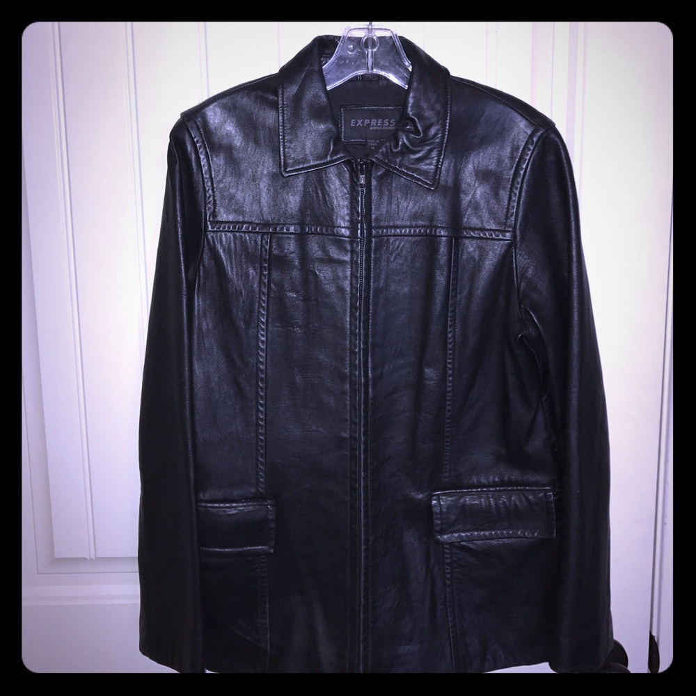Express - Black Leather Jacket