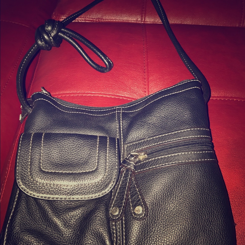 Tignanello leather cross body bag