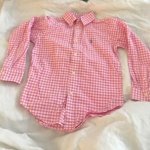 Polo Ralph Lauren Pink Kids Shirt