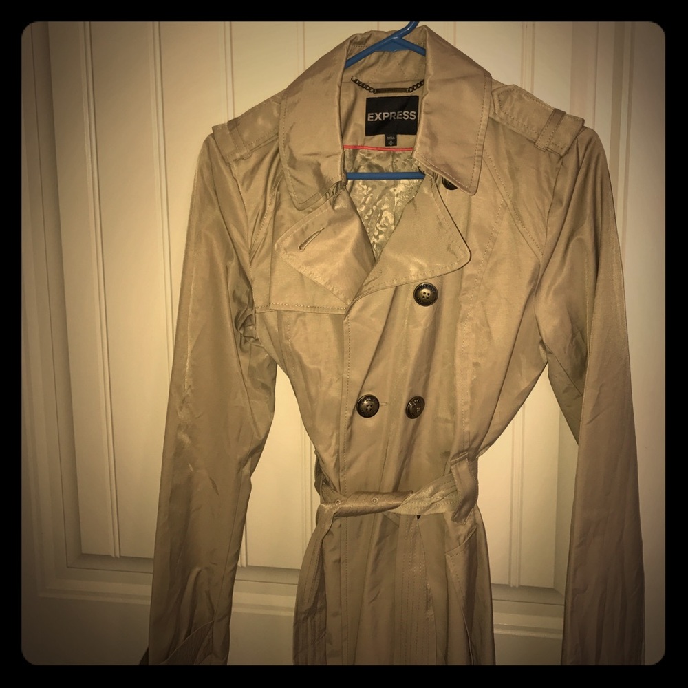 Express Tan Trench