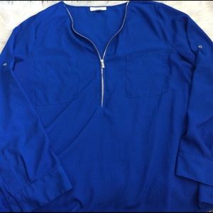 Blue Calvin Klein blouse