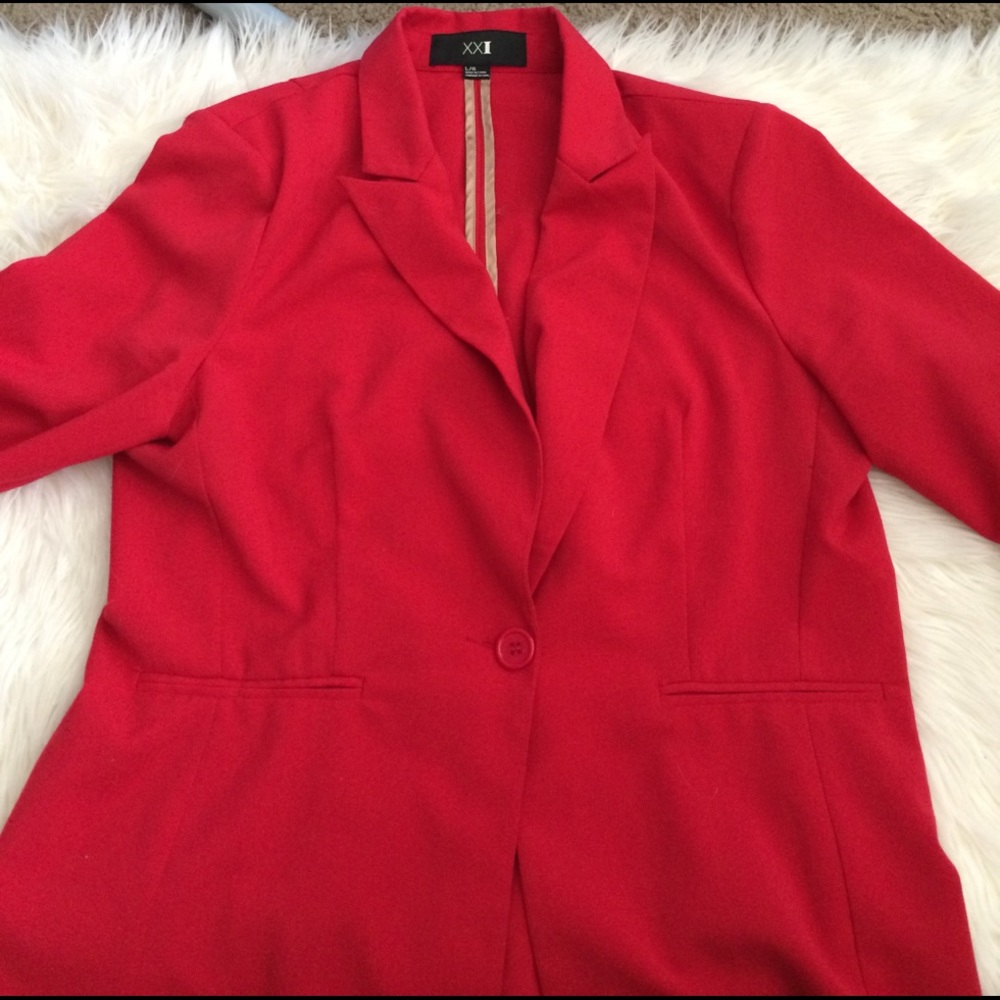 Red blazer