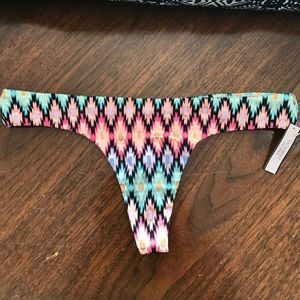 Victoria's Secret Aztec Thong Bikini NWT