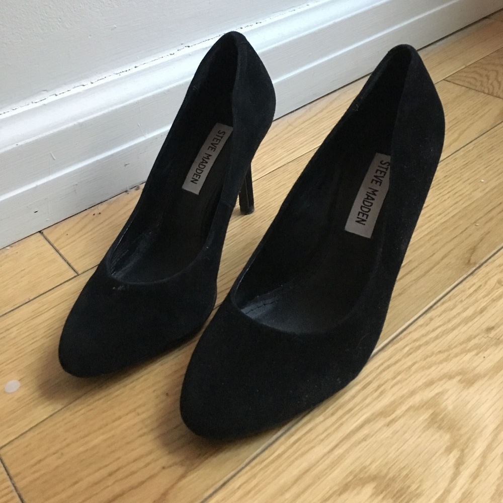 Steve Madden 3 inch classic black heels
