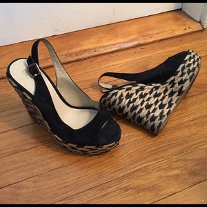 INC Wedge Black and Tan