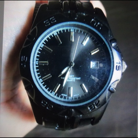 Black Metal Wristwatch MDC 74843W -Stainless Steel