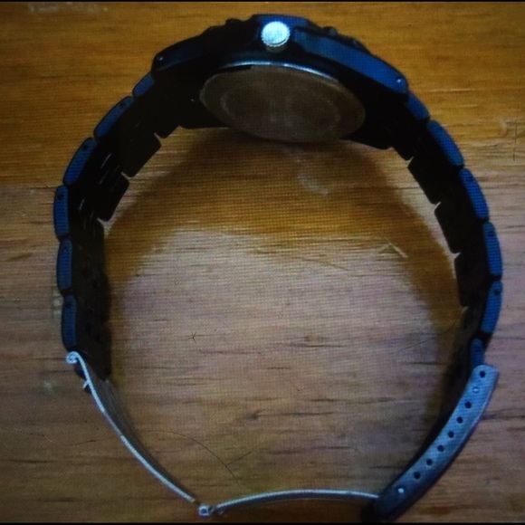 Black Metal Wristwatch MDC 74843W -Stainless Steel