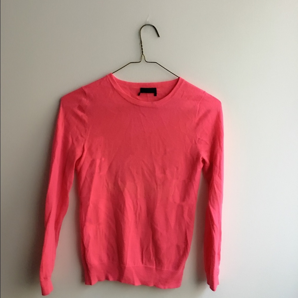 J. Crew 100% Wool Pink Sweater