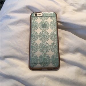 Sonix turquoise dot print iPhone 6 case