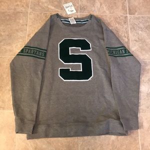 Large Michigan state sweatshirt & matching socks