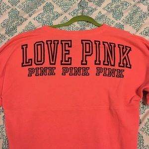 Pink coral sweatshirt