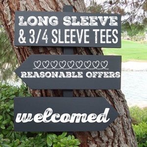 Long Sleeve & 3/4 Sleeve Tops • I ❤️ Offers!