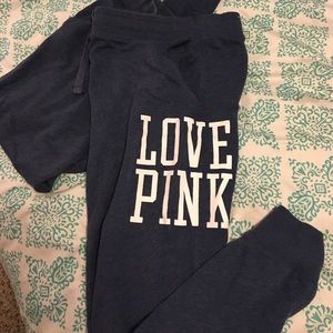 Pink Victoria Secret Lounge pants